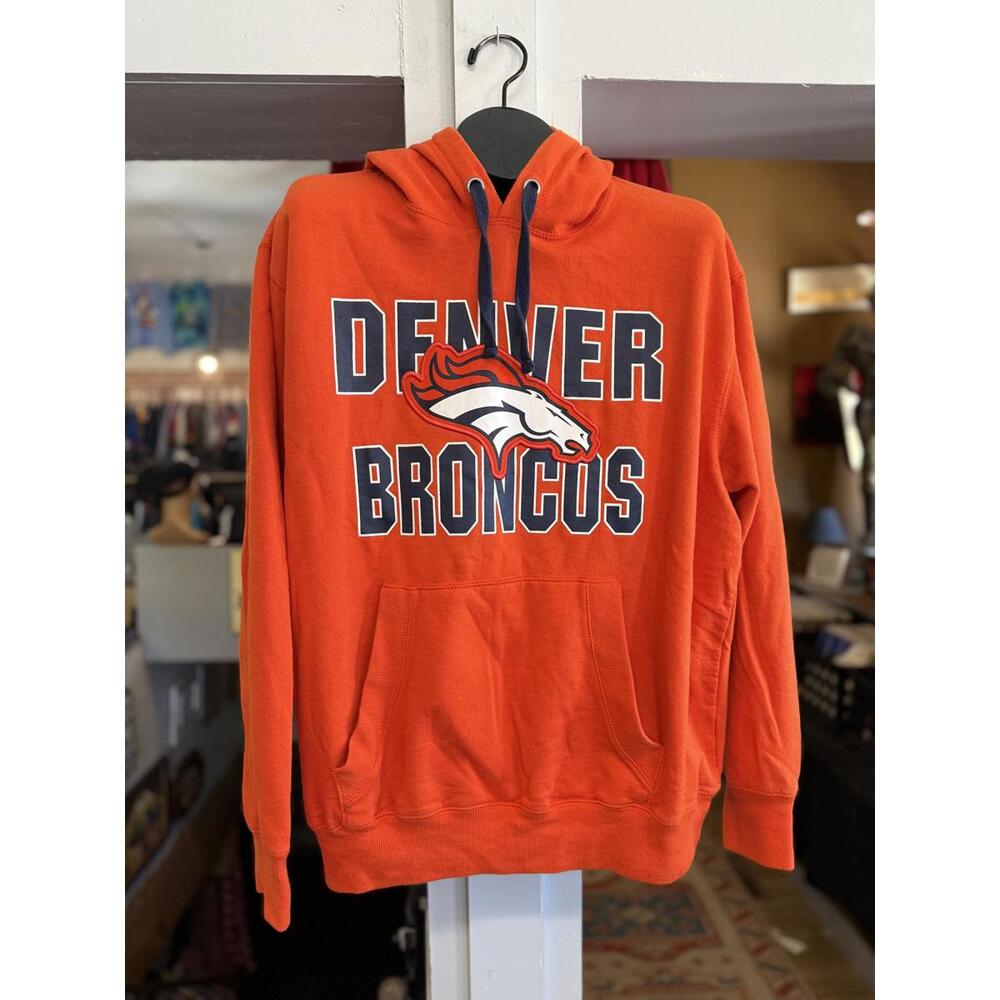 Denver Broncos orange pullover hoodie XL NFL Team Apparel